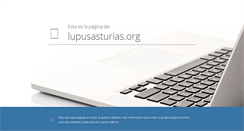 Desktop Screenshot of lupusasturias.org